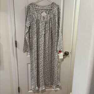 EILEEN WEST  100% cotton  NIGHTGOWN long Length NWT sz L